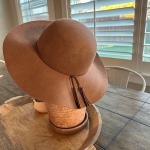 Target Tan Wool Floppy Hat